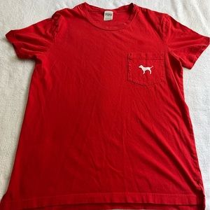 PINK red shirt size small